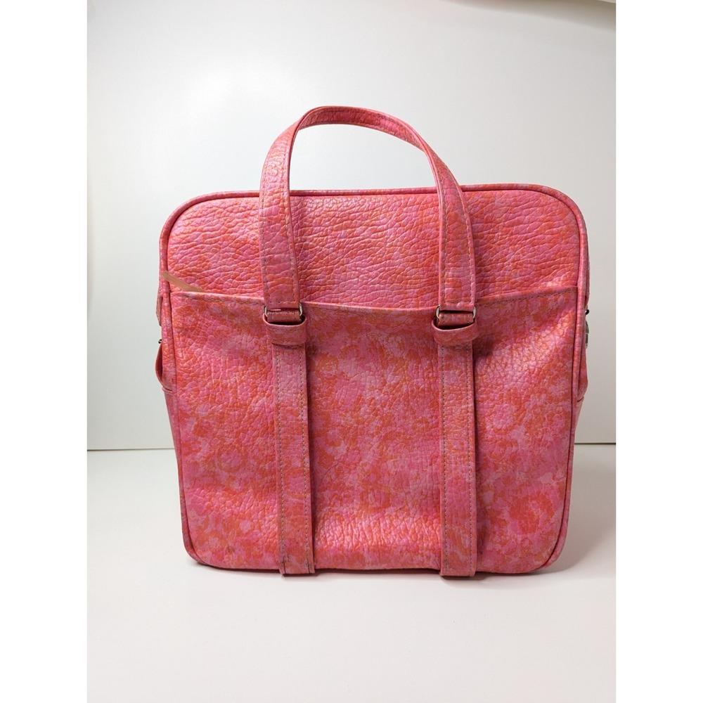 Vintage 1960s Samsonite Silhouette Hot Pink Weekender / Carry-on Luggage Bag